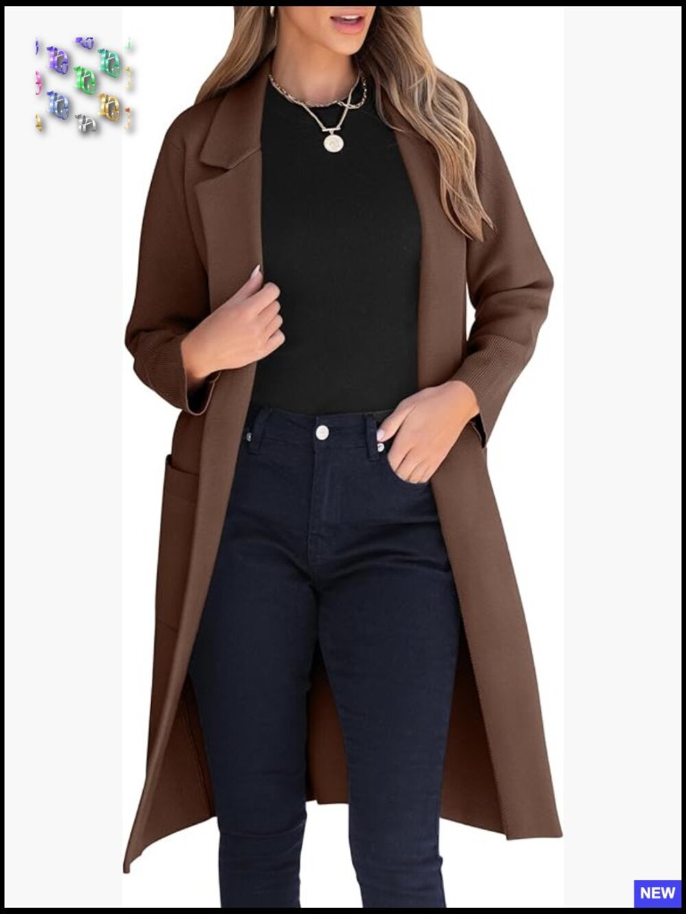 Oversized Cardigan Sweater Knitted Lapel Long Coatigan Chic Fall Winter Casual